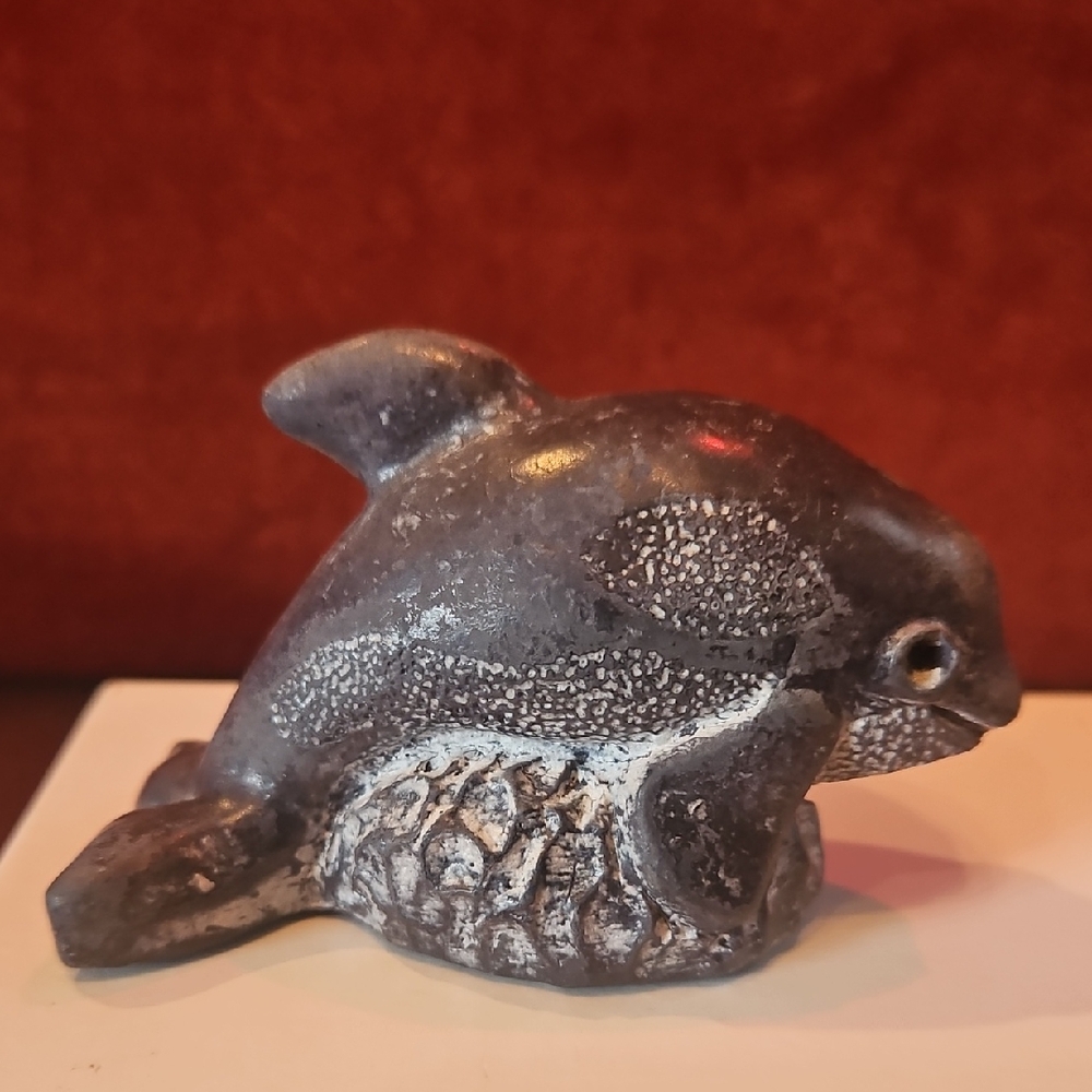 Dolphin soap Stone sculpture  B.C